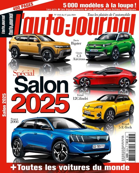L'Auto Journal - N°1162 Spécial salon 2025 FRENCH PDF 2024