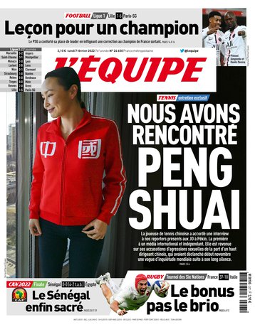 L’equipe du 07 Fevrier 2022