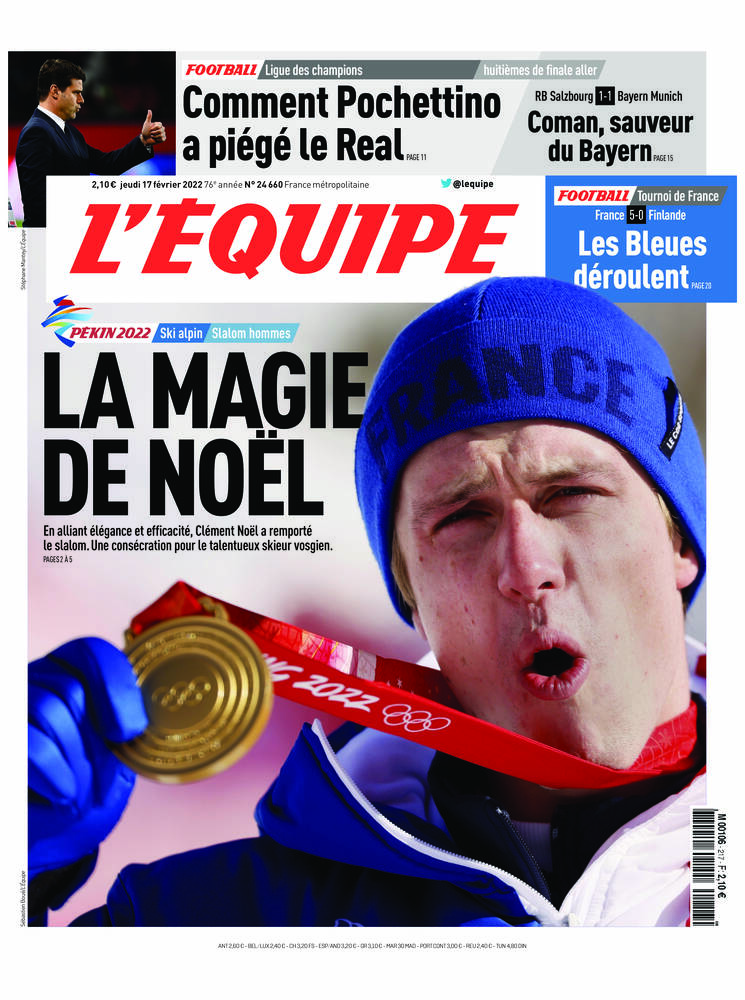 L’equipe du 17 Fevrier 2022