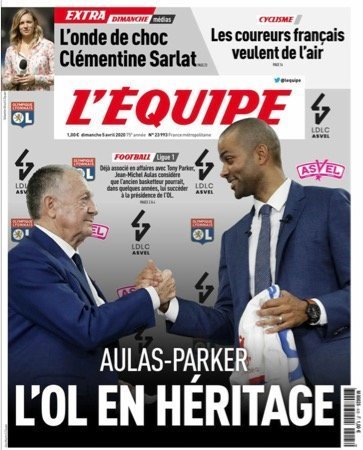 L’equipe du Dimanche 5 Lundi 2020