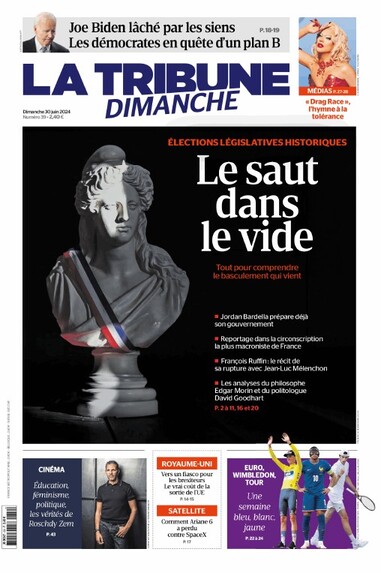 La Tribune Dimanche du 30 Juin 2024 FRENCH PDF 2024