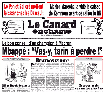 Le Canard Enchaîné du 19 juin FRENCH PDF 2024