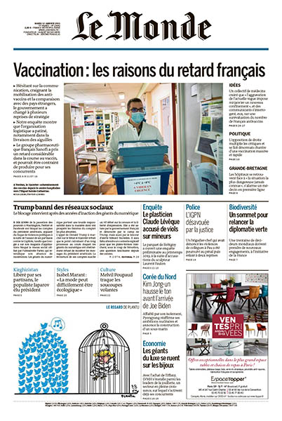 Le Monde du 03 Septembre 2021