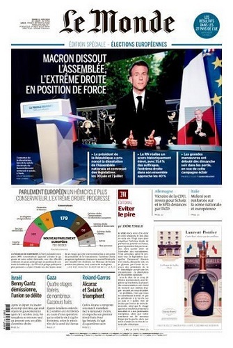 Le Monde du 11 Juin FRENCH PDF 2024
